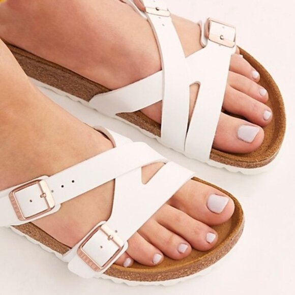 Free people Birkenstock Yao size 39 white new - Picture 3 of 5